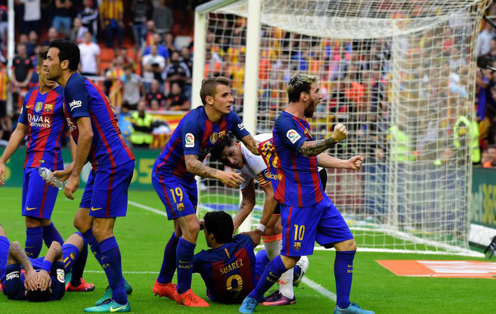 Digne separa a Messi de la aficin del Valencia