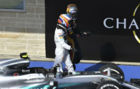 Alonso y Sainz comentan la lucha de las ltimas vueltas y el...