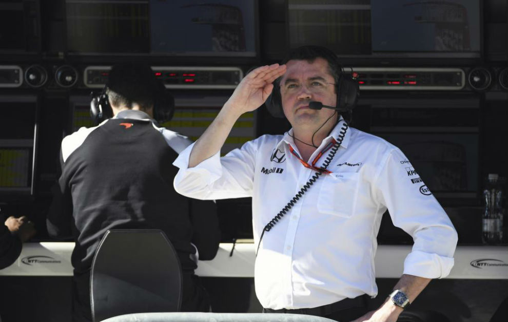 Eric Boullier, director deportivo de McLaren.