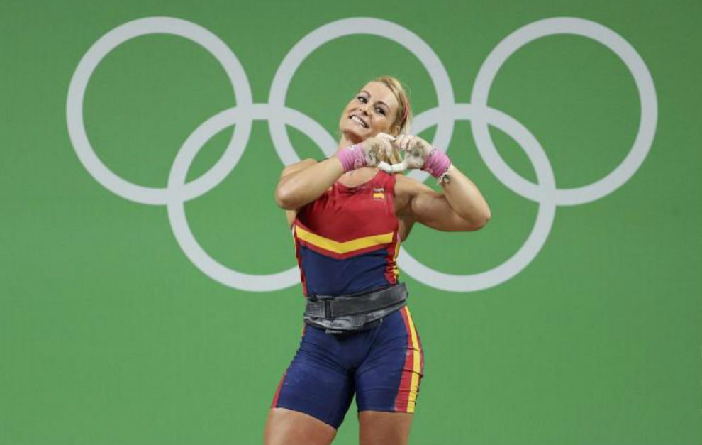 Lydia Valentn, tras confirmar su bronce en Ro 2016.