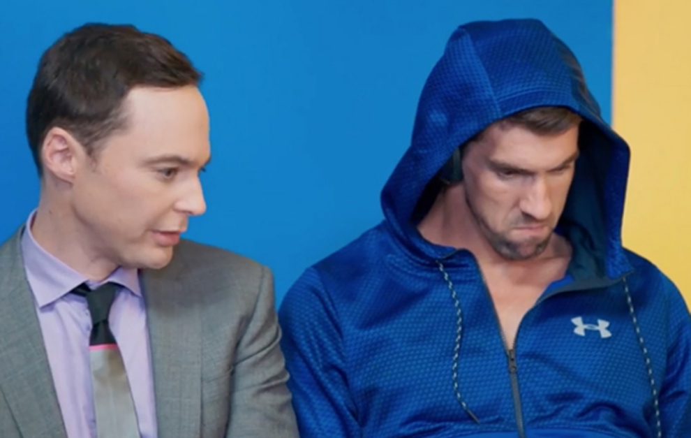 Sheldon Cooper 'trollea' a Michael Phelps por su #PhelpsFace
