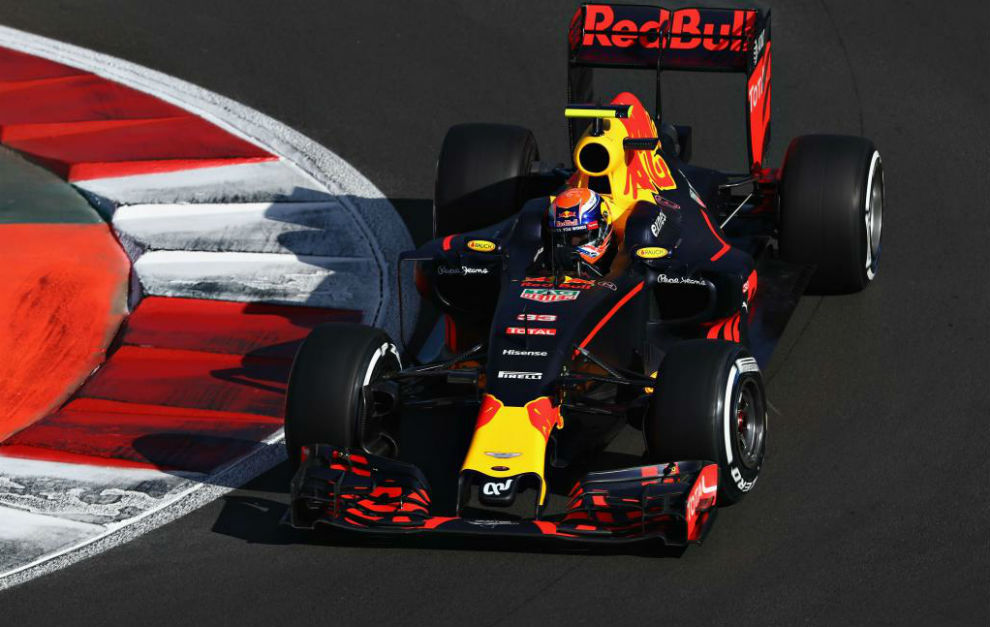 Verstappen pilota su Red Bull en el Autdromo Hermanos Rodrguez.