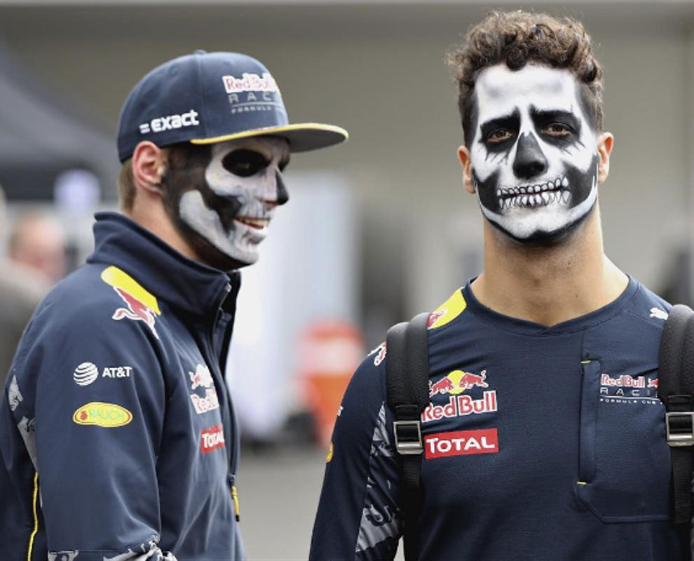 Ricciardo y Verstappen en el Gran Premio de Mxico