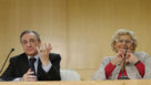 Florentino Prez con Manuela Carmena, alcaldesa de Madrid.
