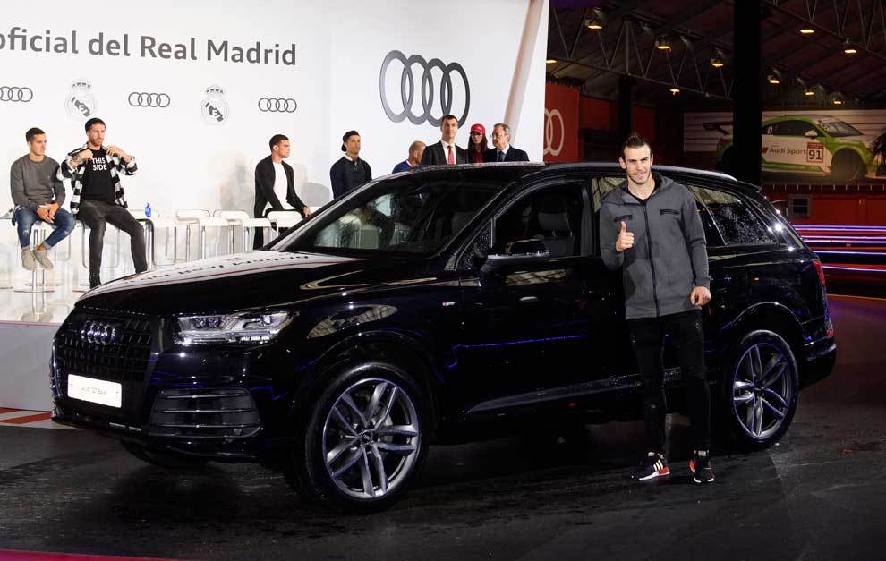 Gareth Bale y su Audi Q7, el favorito de la plantilla