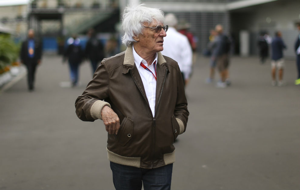 Bernie Ecclestone durante el pasado GP de Mxico.