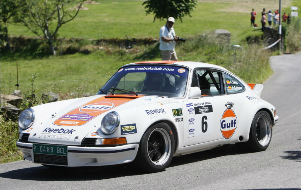 Antonio Sainz en una de las anteriores ediciones del Rally de Avils.