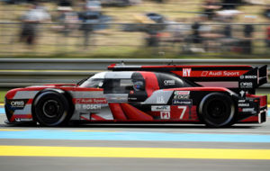 El prototipo de Audi durante las 24 horas de Le Mans.