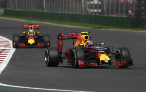 Verstappen, seguido de Ricciardo, en el Gran Premio de Mxico.