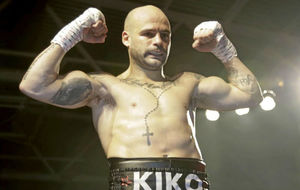 Kiko Martnez, tras un combate.
