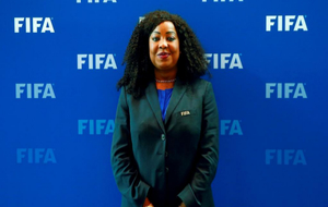 La secretaria general de la FIFA, Fatma Samoura, en Zurich.