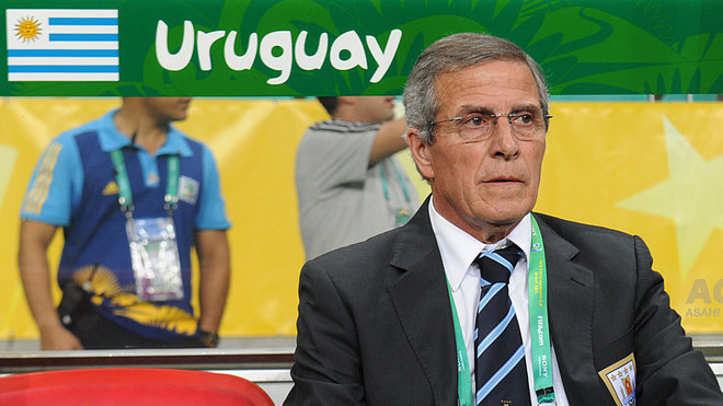 scar Washington Tabrez, seleccionador de Uruguay.