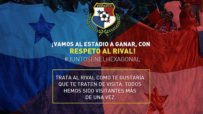 La imagen del twitter de la Federación Panameña de Fútbol.