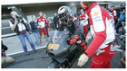 Lorenzo prueba la Ducati por primera vez en Cheste.