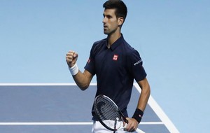 Djokovic celebra el triunfo