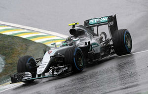Nico Rosberg en el GP de Brasil.