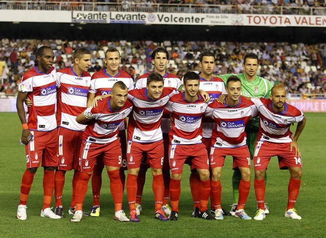 El Granada en Mestalla en la temporada 2011/12