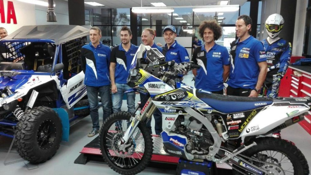 Los equipos de Yamaha Espaa.