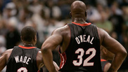 O&apos;Neal junto a Wade en su etapa en los Heat.