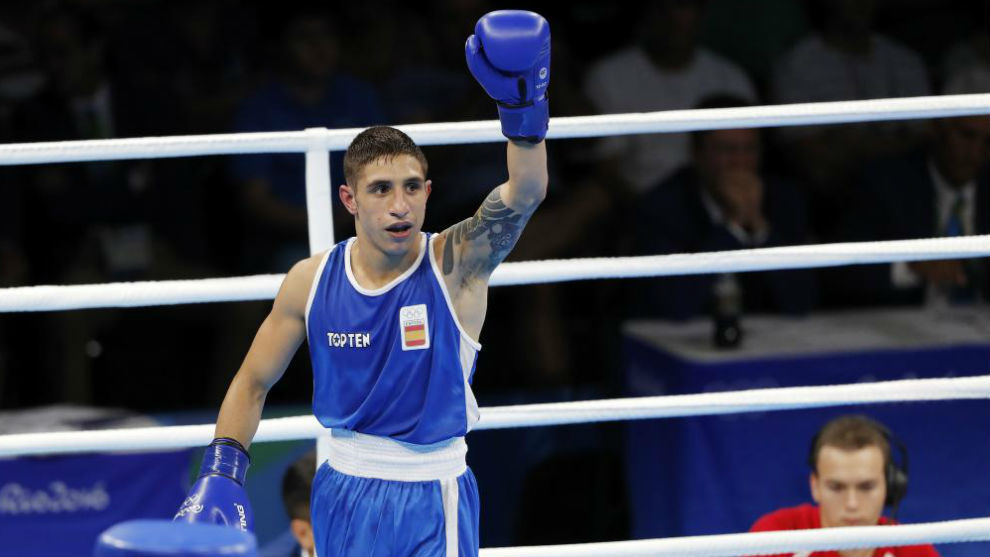 Samuel Carmona, tras vencer a Artur Hovhannisyan, en Ro 2016.