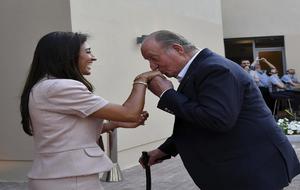 Don Juan Carlos, con la mujer de Ecclestone