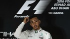 Hamilton, en el podio.