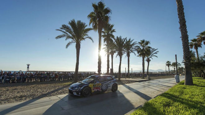 Ogier, en el Rally Catalua de 2016.