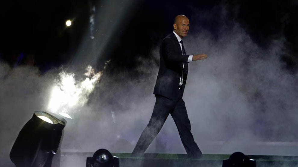 Zidane, tras la celebracin de la Undcima