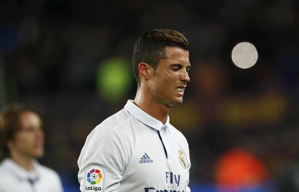 Cristiano Ronaldo durante un partido de Liga