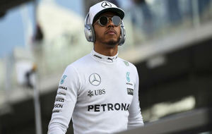 Lewis Hamilton en el ltimo GP de Abu Dabi