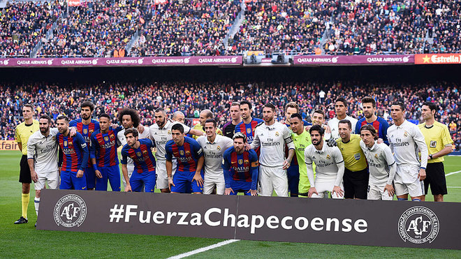 El Barcelona y el Real Madrid no se olvidaron del Chapecoense en el...
