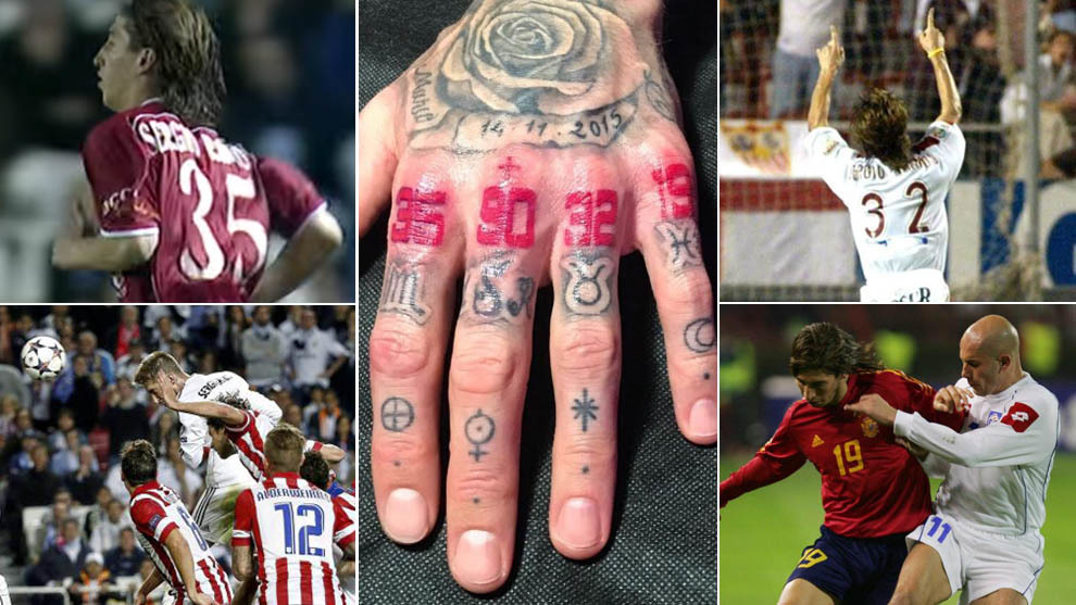 Sergio ramos tattoo hires stock photography and images  Alamy