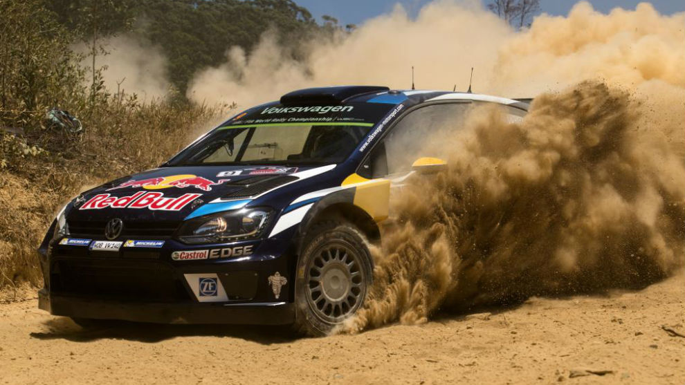 Andreas Mikkelsen durante el Rally de Australia