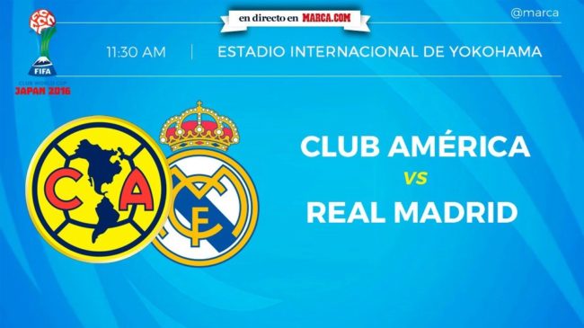 América Mex. vs Real Madrid en directo