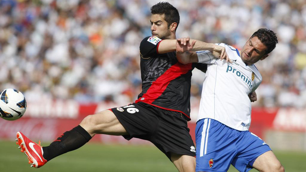 Choque entre Rayo y Zaragoza de la temporada 2012-13.