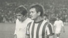 Uriarte, junto a Manolo Velzquez en la temporada 69/70