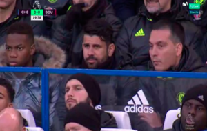 Musonda, junto a Diego Costa en Stamford Bridge