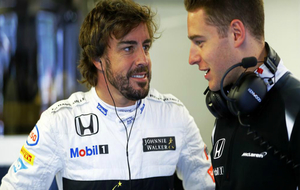 Alonso y Vandoorne, durante el pasado GP de Canad.