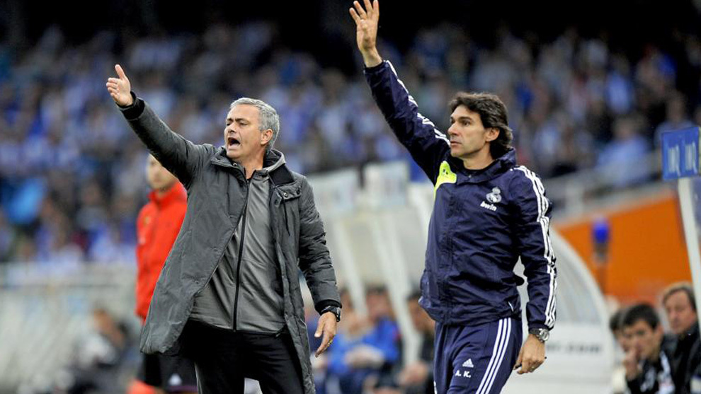 Mourinho y Karanka durante su etapa en el Real Madrid