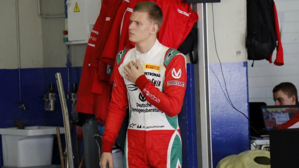 Mick, en Jerez con la F3.