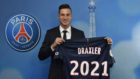 Julian Draxler, en su presentacin como nuevo jugador del PSG