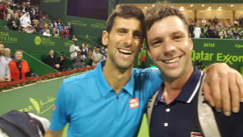 Djokovic y Zeballos se hacen un &apos;selfie&apos;