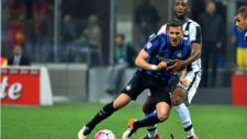 Jovetic, en un partido del Inter.