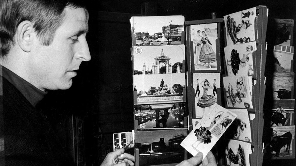 Kopa ve postales de la época en una imagen de 1968
