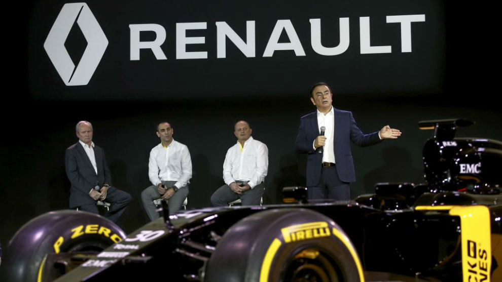 La presentacin de 2016 del equipo Renault