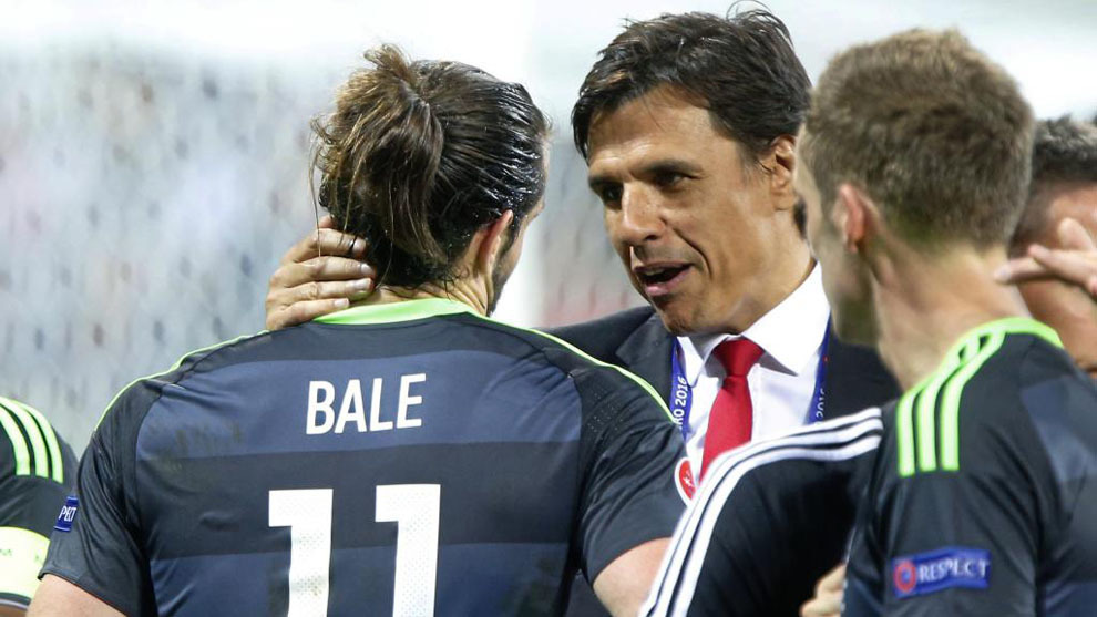 Bale y Coleman durante la Eurocopa de Francia 2016