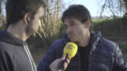 Crivill, durante la entrevista a Catalunya Radio