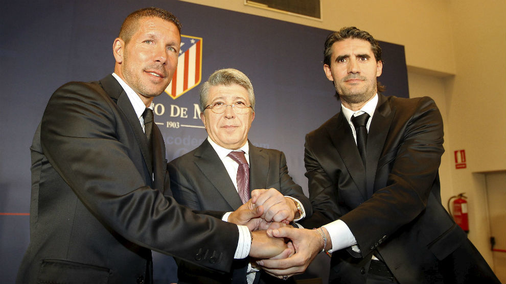 Presentacin de Simeone como entrenador del Atltico de Madrid