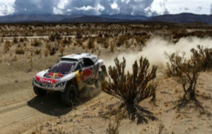 Sebastien Loeb, ganador de cuatro etapas en este Dakar