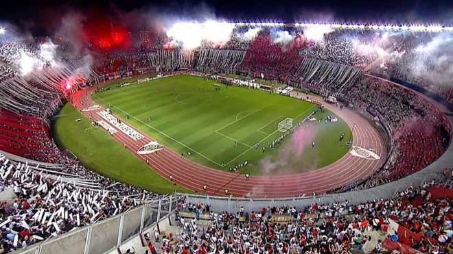 Aspecto del Monumental de River Plate.